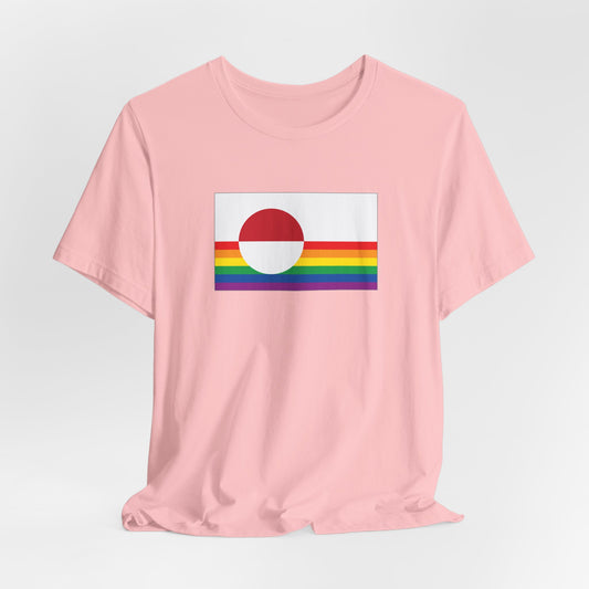 Greenland Rainbow Pride Flag T-shirt, Several Color Options