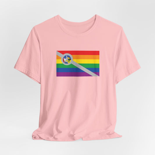 Las Vegas, Nevada Rainbow Pride Flag T-shirt, Several Color Options