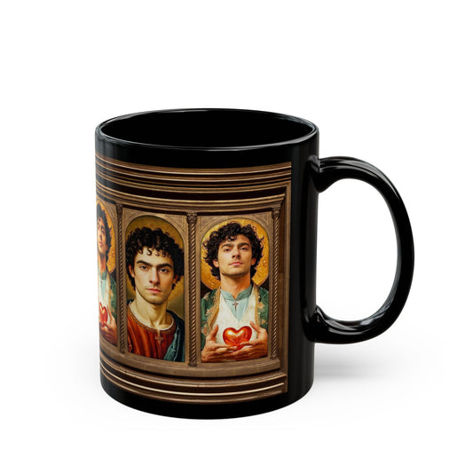 The Passion of Our Patron Saint of the Denied, St. Luigi Black Mug