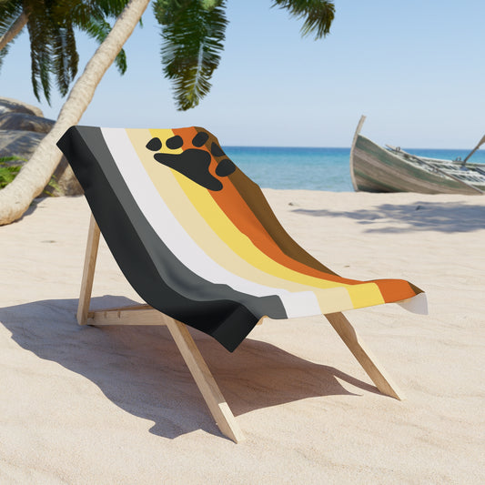 Bear Pride Flag Beach Towel