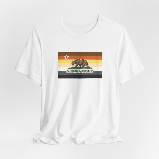 California Bear Pride Flag T-shirt, Several Color Options