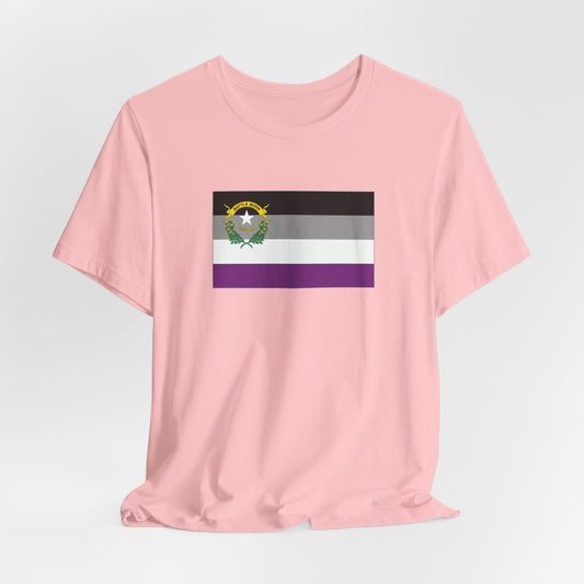 Nevada Asexual Pride Flag T-shirt, Several Color Options