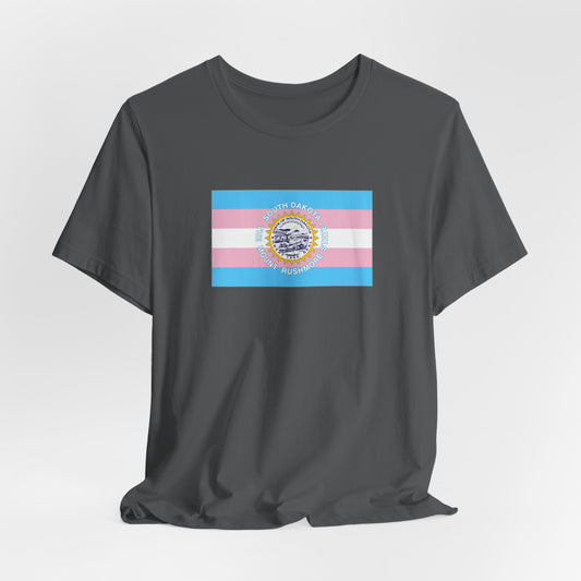 South Dakota Transgender Pride Flag T-shirt, Several Color Options