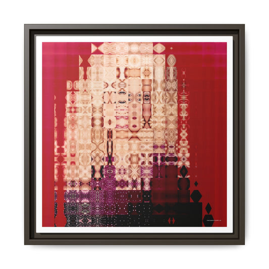 Iconic Queen of Country III, Dolly Abstract Portrait Collage Art, Matte Canvas, Framed (Multi-color options)