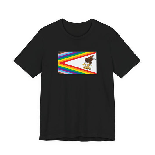 American Samoa Rainbow Pride Flag T-shirt, Several Color Options