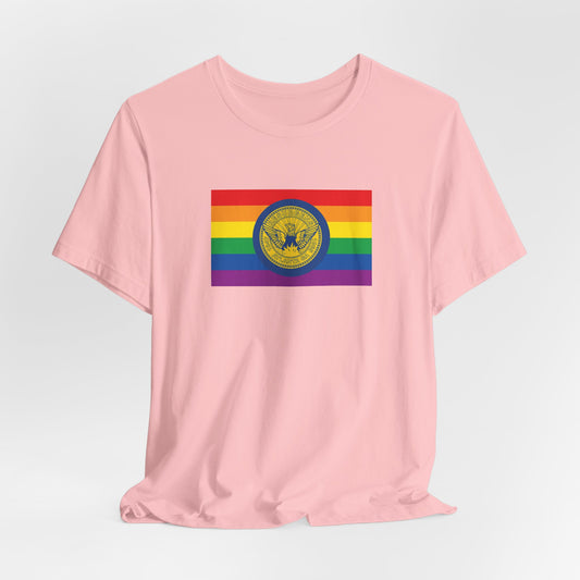 Atlanta, Georgia Rainbow Pride Flag T-shirt, Several Color Options