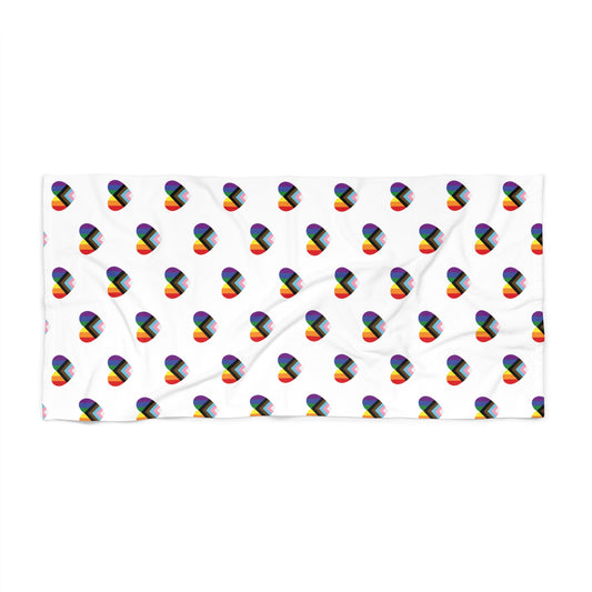 Progress Heart Beach Towel