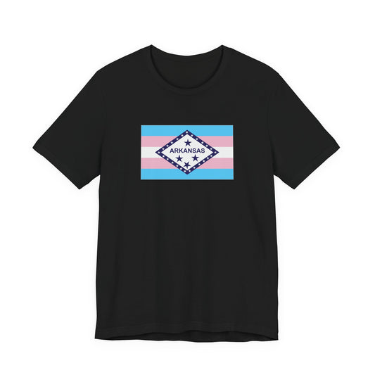 Arkansas Transgender Pride Flag T-shirt, Several Color Options