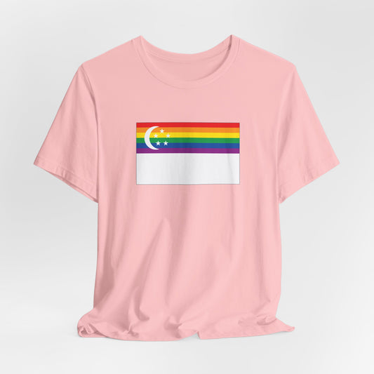 Singapore Rainbow Pride Flag T-shirt, Several Color Options