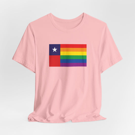 Chile Rainbow Pride Flag T-shirt, Several Color Options