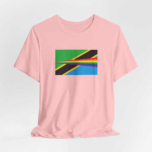 Tanzania Rainbow Pride Flag T-shirt, Several Color Options