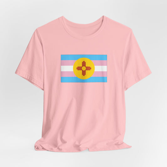 New Mexico Transgender Pride Flag T-shirt, Several Color Options