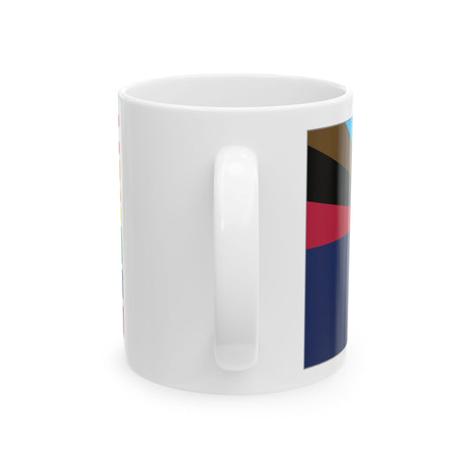 Arizona Rainbow Pride Flag "UNITED" Ceramic Mug