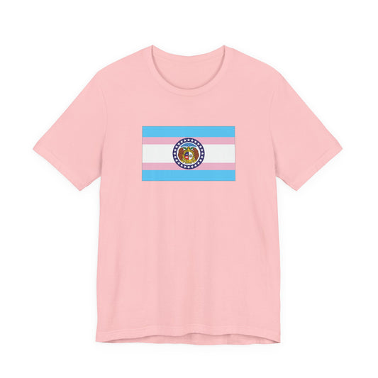 Missouri Transgender Pride Flag T-shirt, Several Color Options