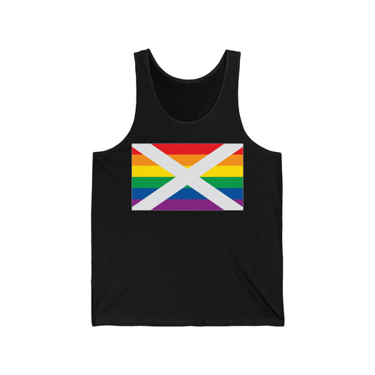 Alabama Rainbow Pride Flag Jersey Tank