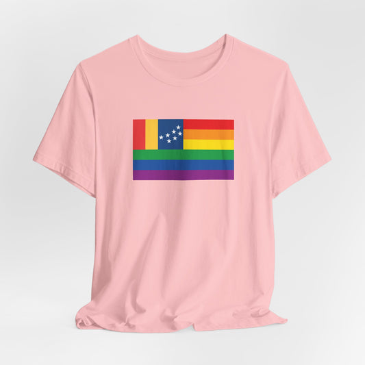 Durham, North Carolina Rainbow Pride Flag T-shirt, Several Color Options