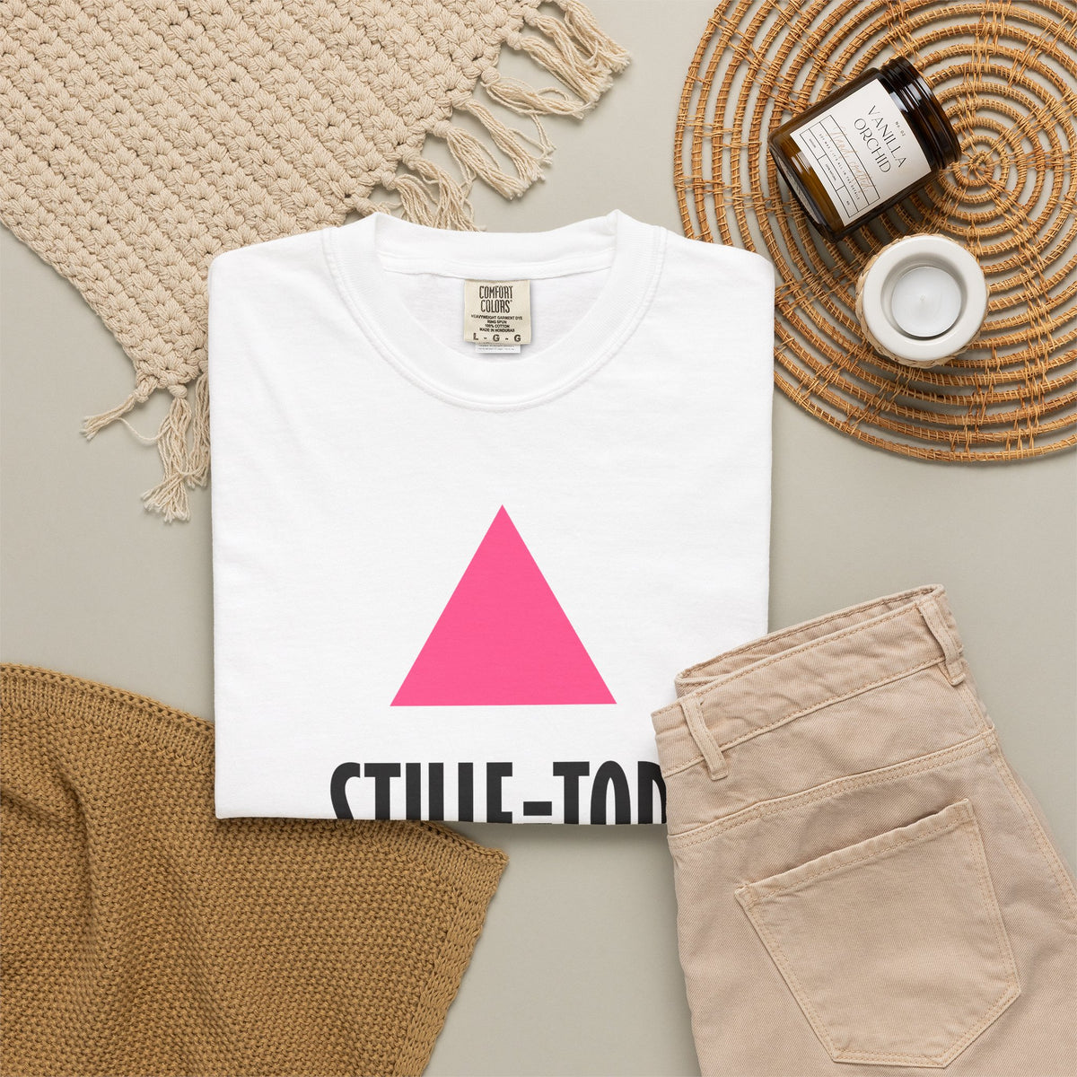 SILENCE = DEATH (German) Iconic Graphic Tee, White