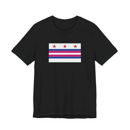 Washington, D.C. Bisexual Pride Flag T-shirt, Several Color Options