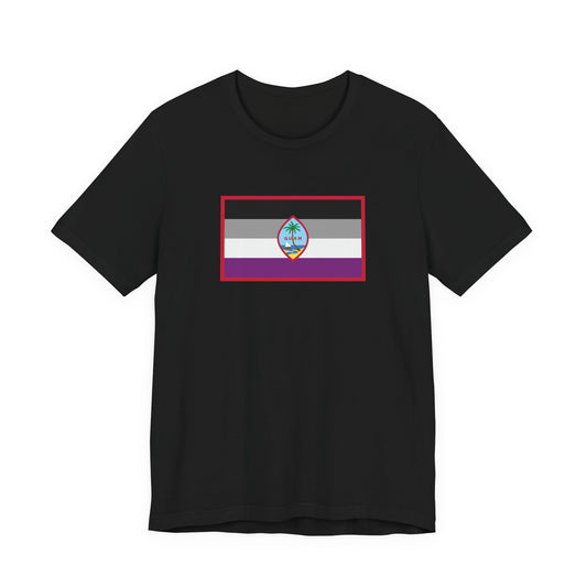 Guam Asexual Pride Flag T-shirt, Several Color Options