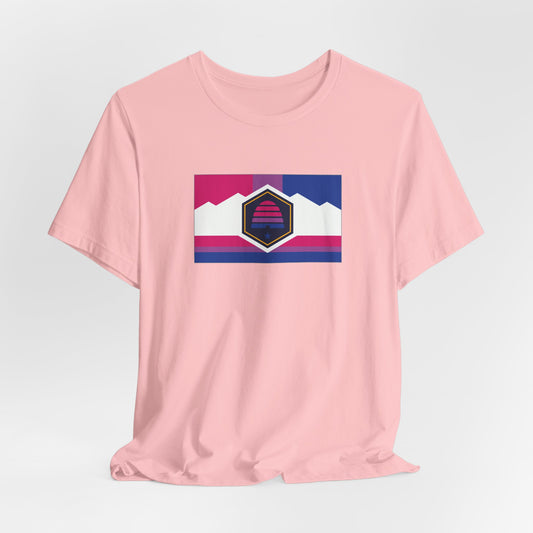 Utah Bisexual Pride Flag T-shirt, Several Color Options