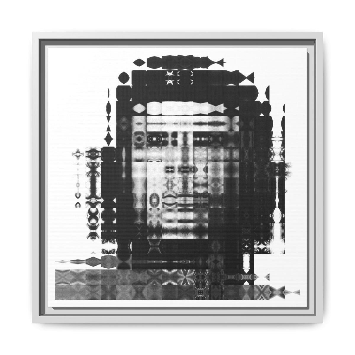 Iconic Revolutionary Che Guevera Abstract Portrait Collage Art, Matte Canvas, Framed (Multi-color options)