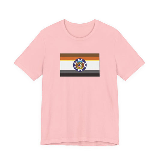 Missouri Bear Pride Flag T-shirt, Several Color Options