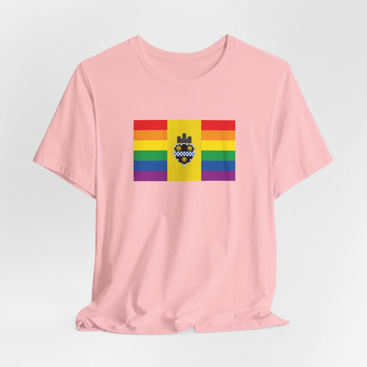 Pittsburgh, Pennsylvania Rainbow Pride Flag T-shirt, Several Color Options