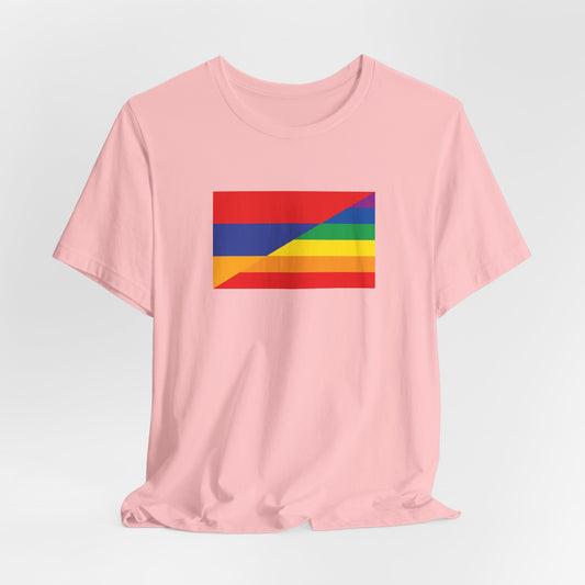 Armenia Rainbow Pride Flag T-shirt, Several Color Options