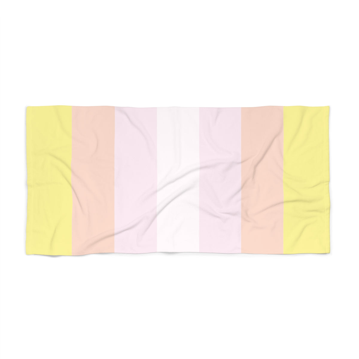 Pangender Pride Flag Beach Towel - vertical stripe deco