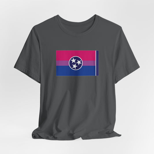 Tennessee Bisexual Pride Flag T-shirt, Several Color Options