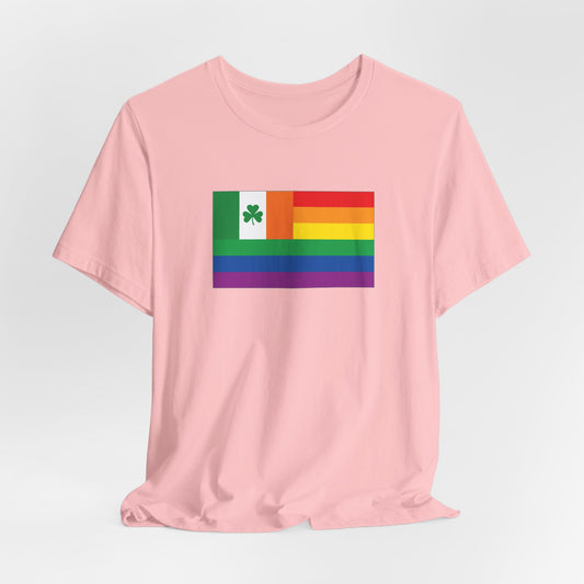 Ireland Rainbow Pride Flag T-shirt, Several Color Options