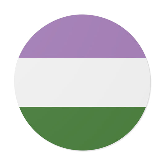 Genderqueer Pride Flag Vinyl Sticker