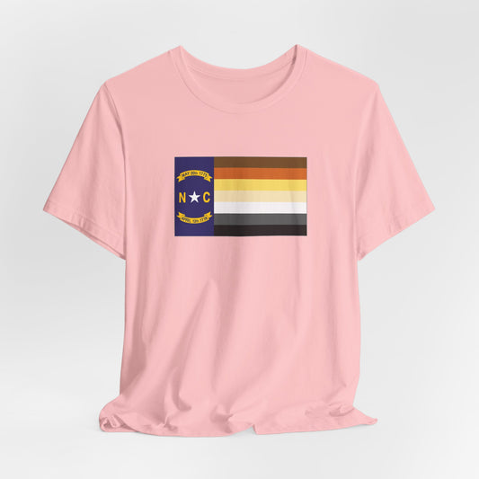 North Carolina Bear Pride Flag T-shirt, Several Color Options