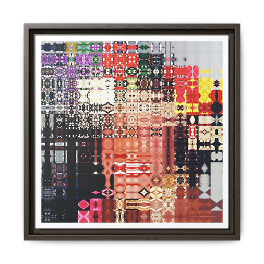 Iconic Guardian of the Margins, Marsha P. Johnson Abstract Portrait Collage Art, Matte Canvas, Framed (Multi-color options)