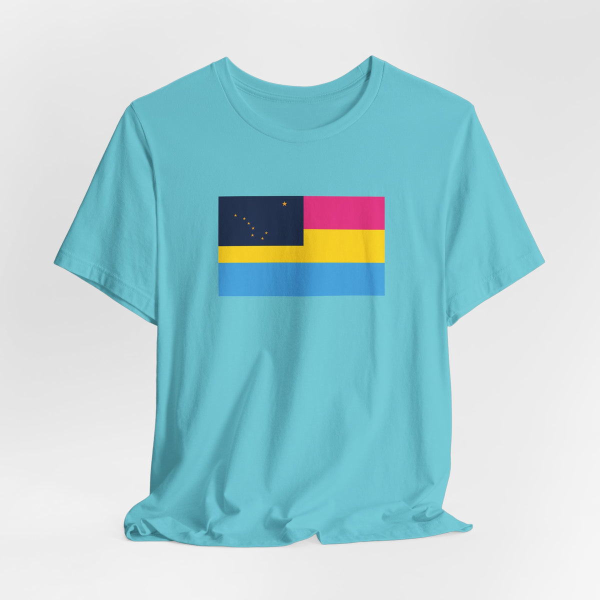 Alaska Pansexual Pride Flag T-shirt, Several Color Options