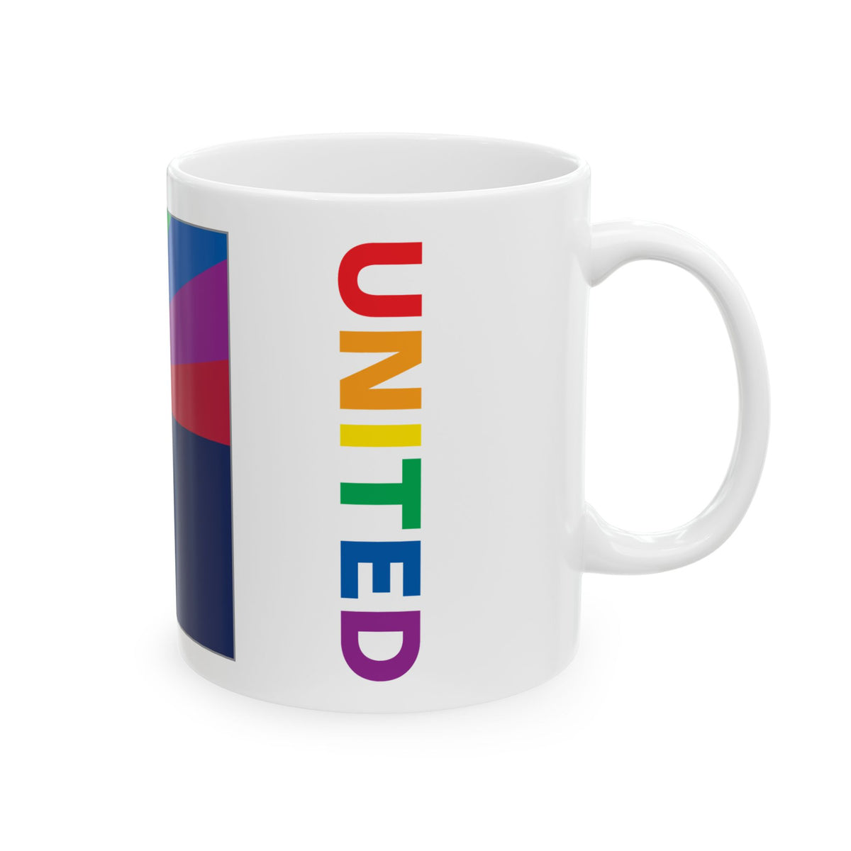 Arizona Rainbow Pride Flag "UNITED" Ceramic Mug