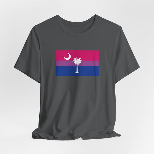 South Carolina Bisexual Pride Flag T-shirt, Several Color Options