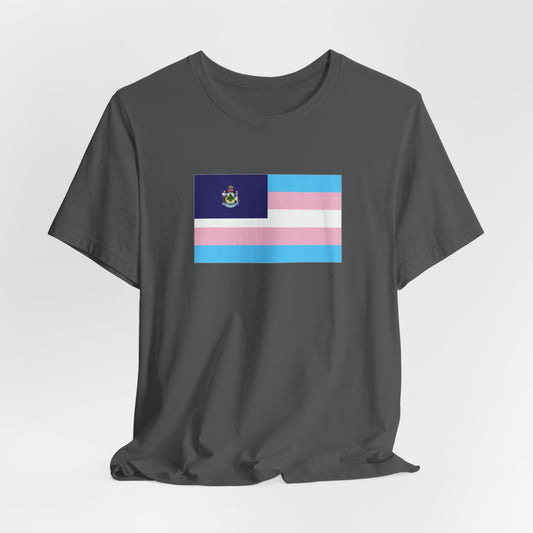 Maine Transgender Pride Flag T-shirt, Several Color Options