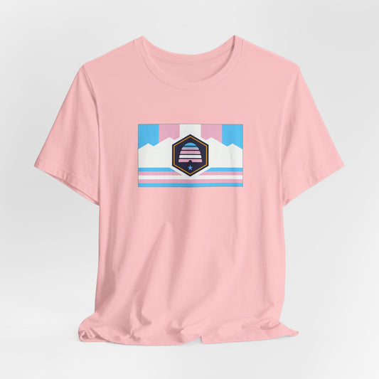 Utah Transgender Pride Flag T-shirt, Several Color Options