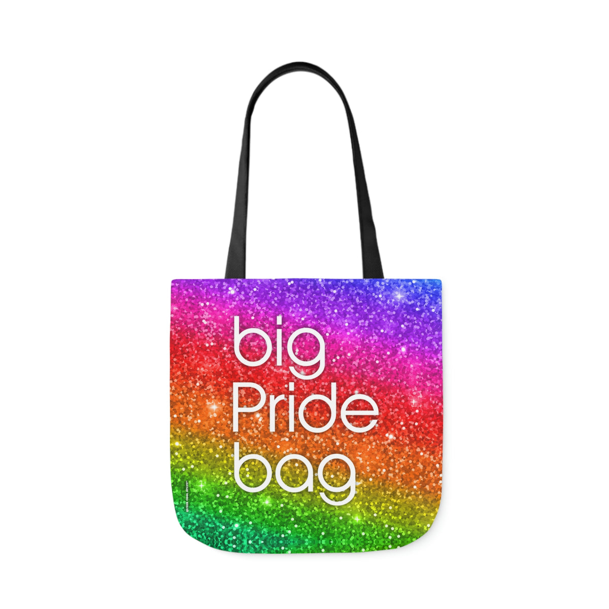 Big Pride Bag - rainbow sparkle glam