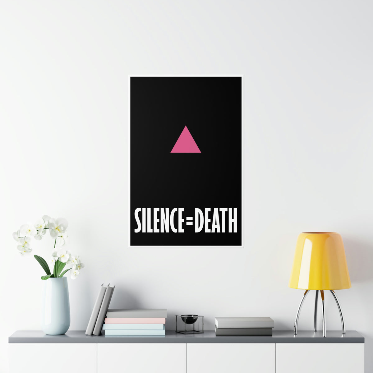 SILENCE=DEATH Poster 24" x 36" Matte finish