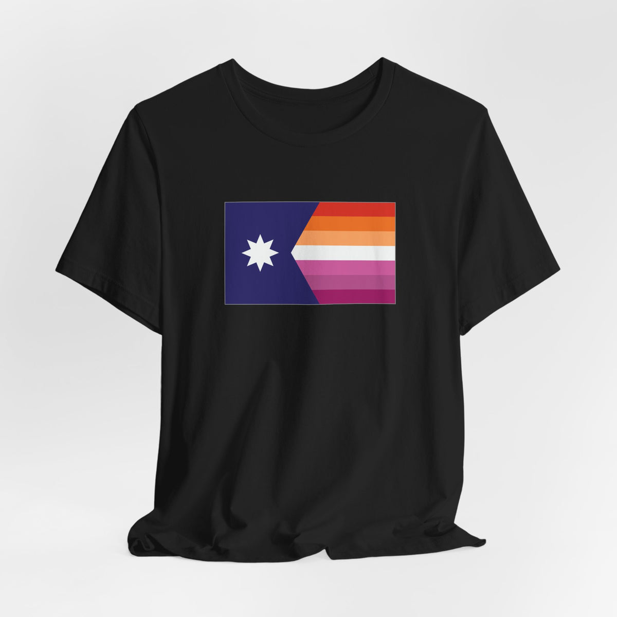 Minnesota Lesbian Pride Flag T-shirt, Several Color Options