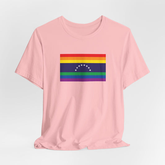 Venezuela Rainbow Pride Flag T-shirt, Several Color Options