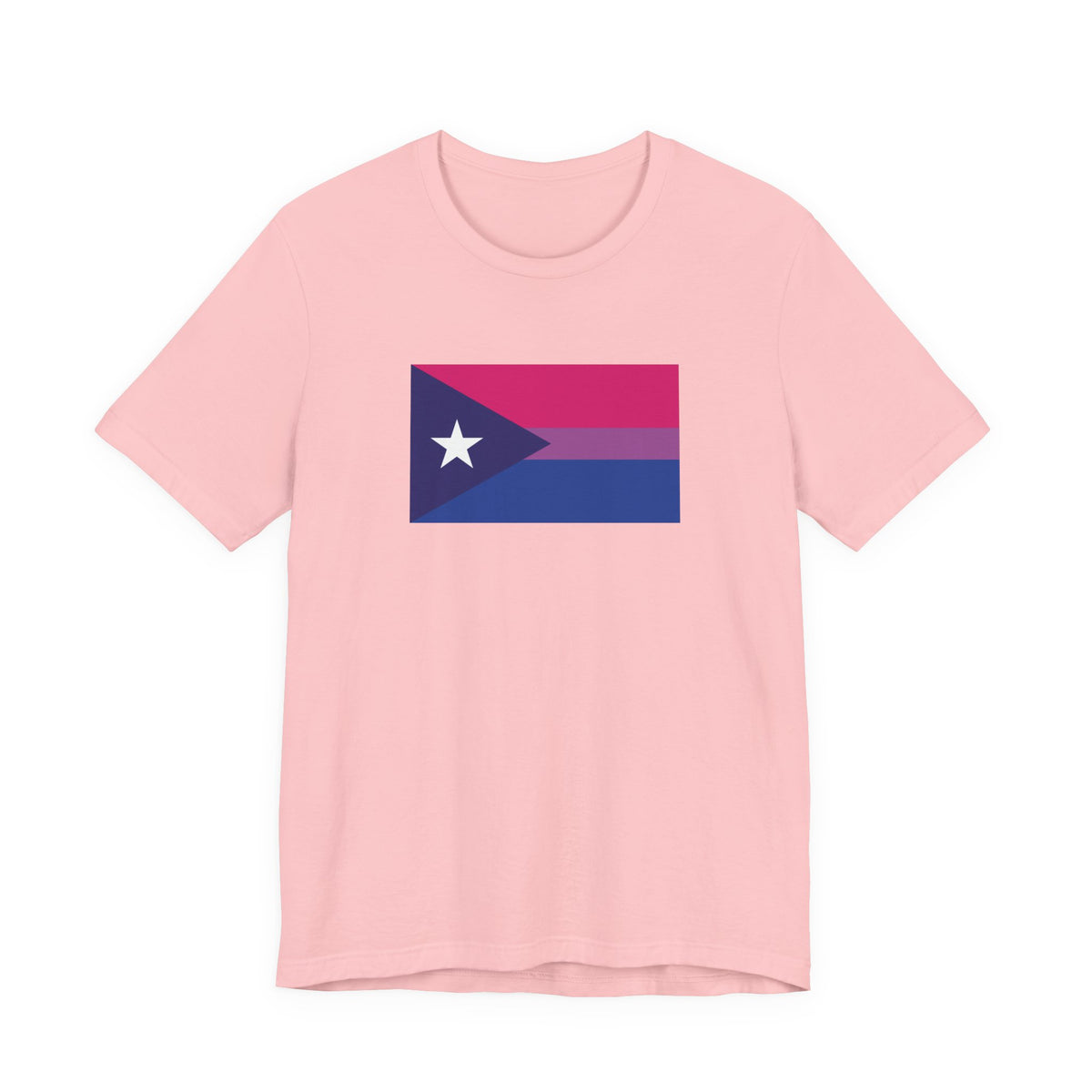 Puerto Rico Bisexual Pride Flag T-shirt, Several Color Options