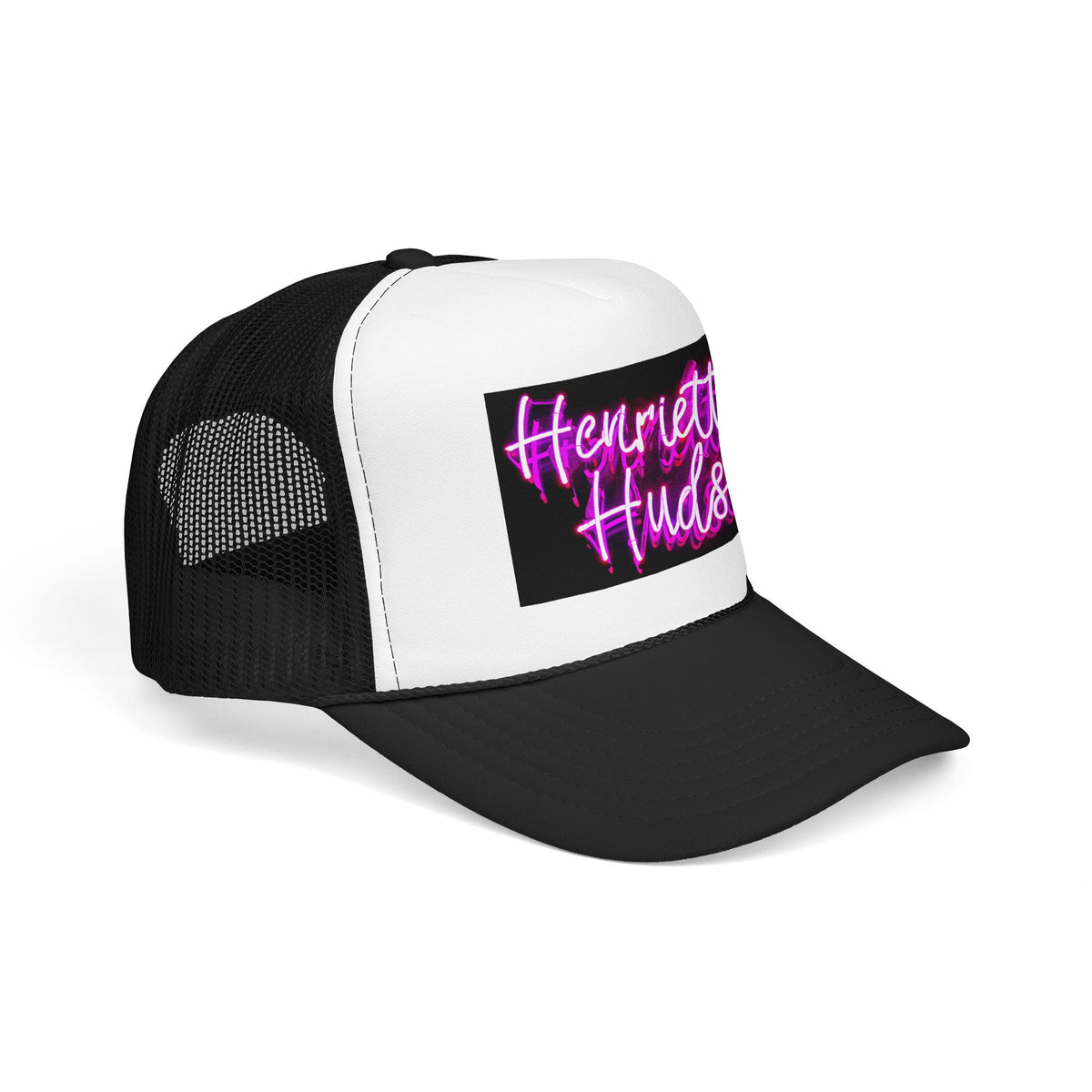 Neon Sign Trucker Cap, Black or Pink