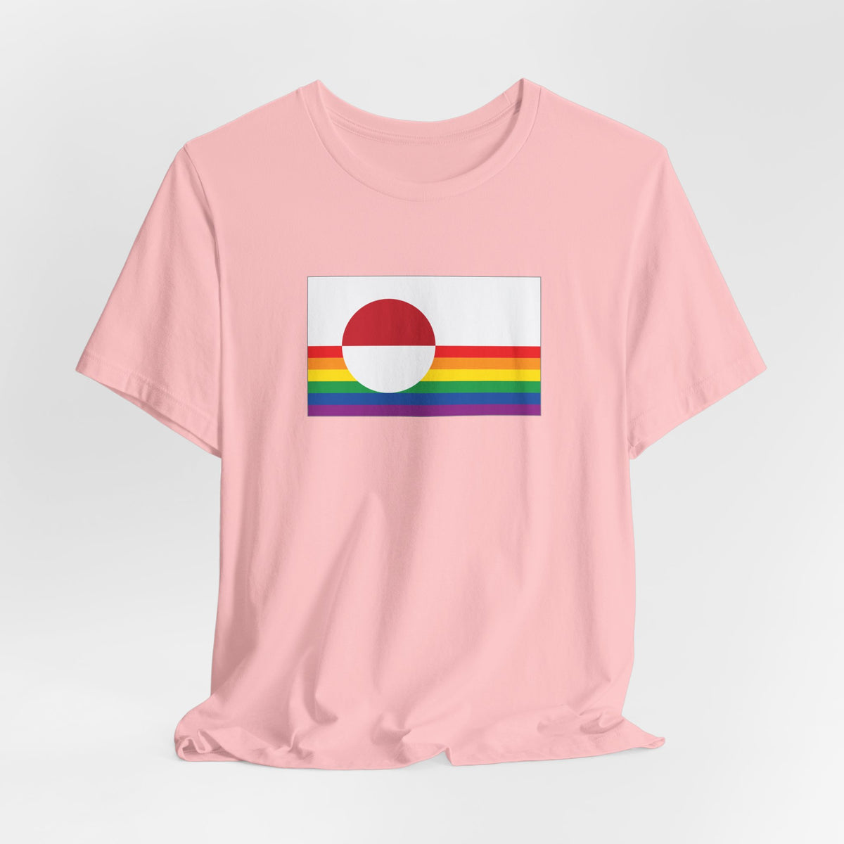Greenland Rainbow Pride Flag T-shirt, Several Color Options