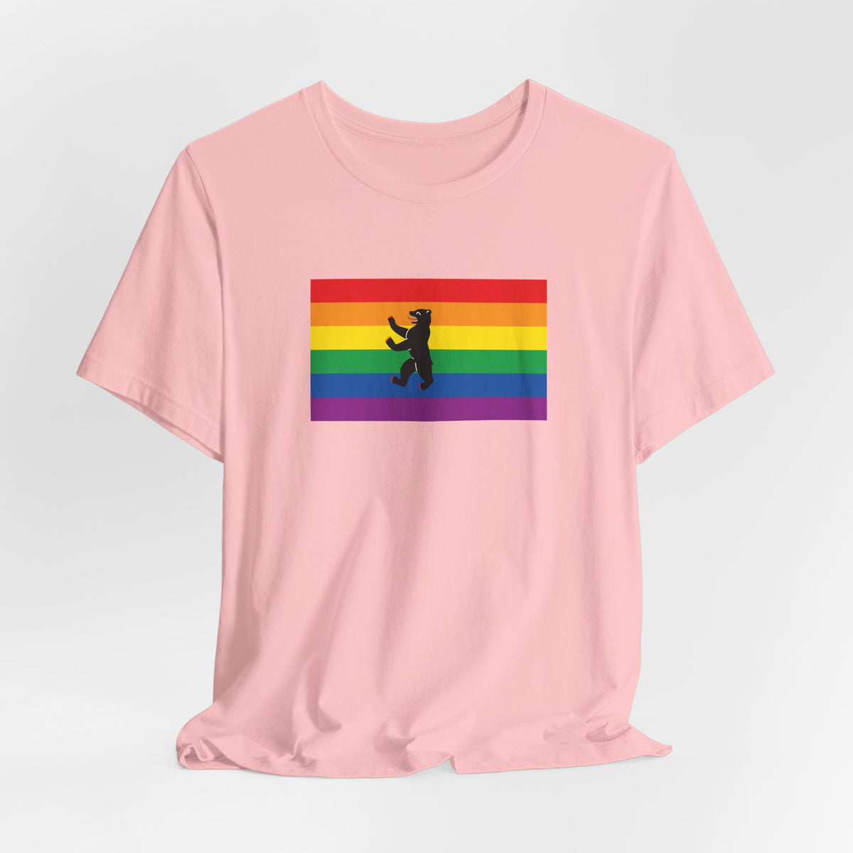 Berlin, Germany Rainbow Pride Flag T-shirt, Several Color Options