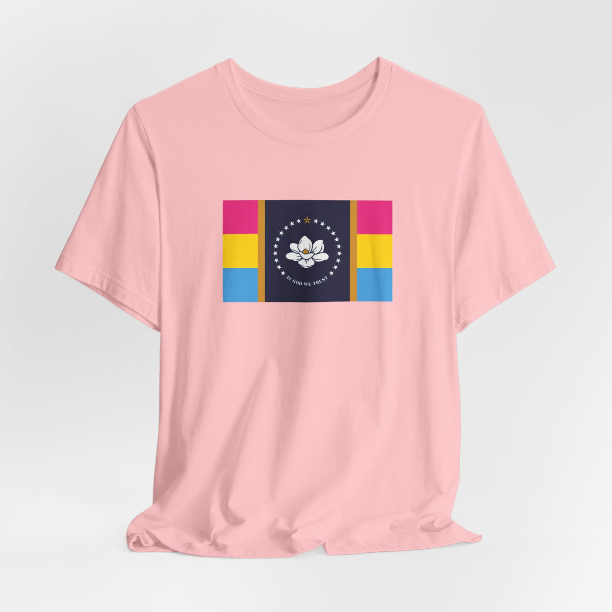 Mississippi Pansexual Pride Flag T-shirt, Several Color Options