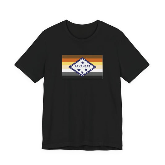 Arkansas Bear Pride Flag T-shirt, Several Color Options