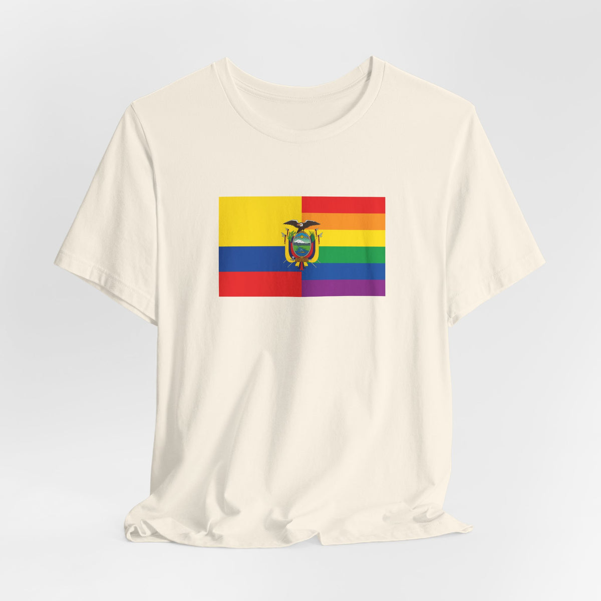 Ecuador Rainbow Pride Flag T-shirt, Several Color Options